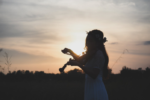 playing violin