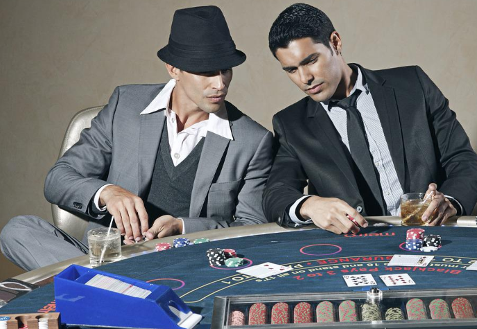 playing cards with friends